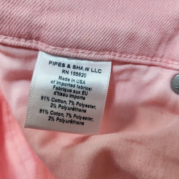Veronica Beard Jeans Carson Ankle Flare High Rise Peony Pink Women's Size 31 NWT - Picture 9 of 9